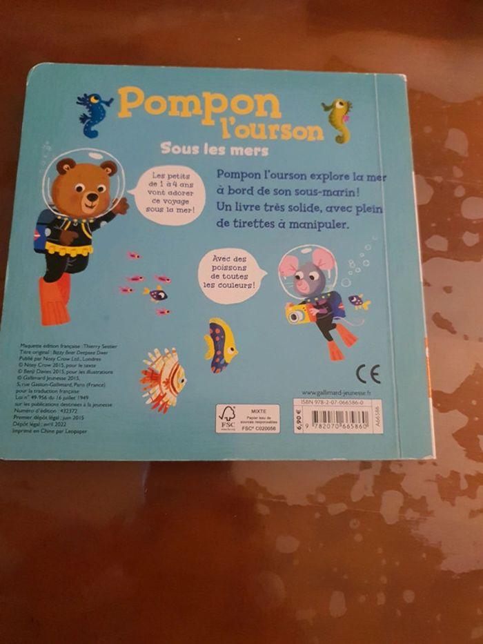 Livre pompon l'ourson sous les mers - photo numéro 6