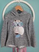 Pull capuche hibou