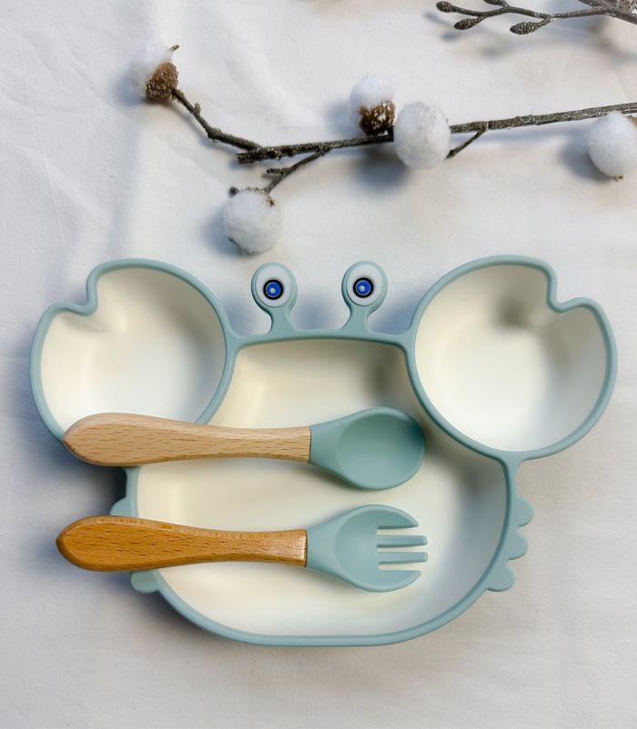 Assiette bébé en silicone personnalisée - photo numéro 4