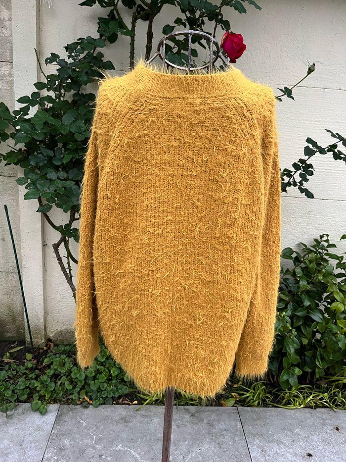 Pull tout doux jaune moutarde - photo numéro 4