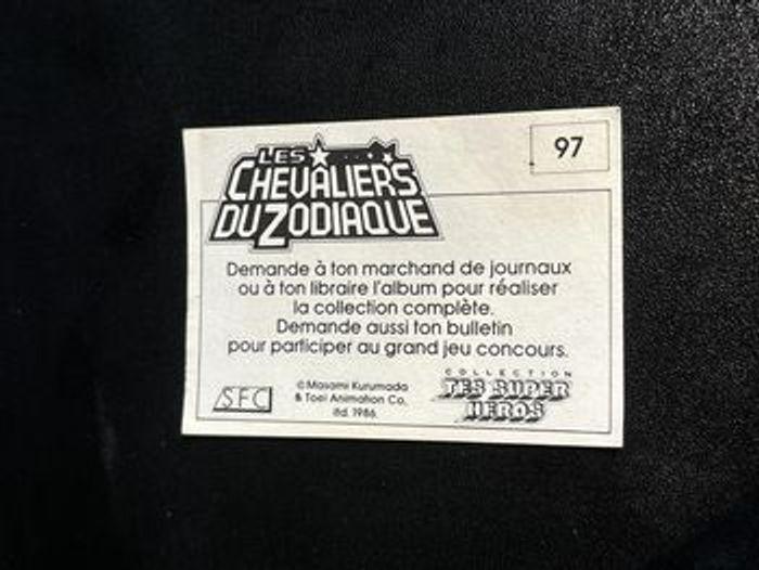 Sticker - Les Chevaliers du Zodiaque 1986 - photo numéro 1