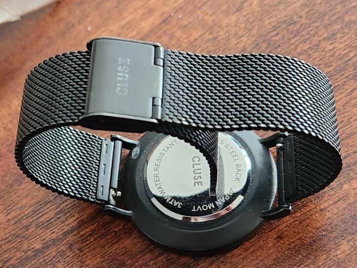 Montre Minuit Mesh Full Black Cluse - photo numéro 6