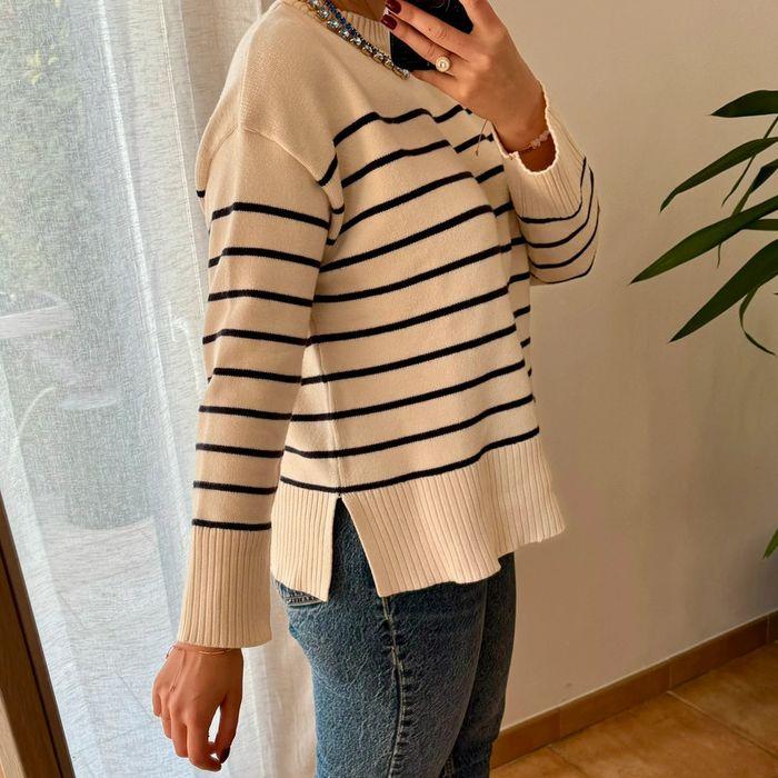 Pull rayé Zara - Taille S - photo numéro 3