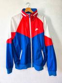 Veste coupe vent Nike bleu et rouge taille M comme neuve