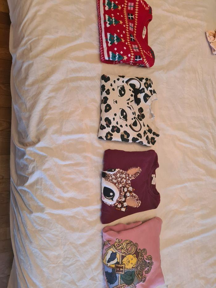 Lot de 4 pulls/sweat h&m taille 6-8 ans - photo numéro 7