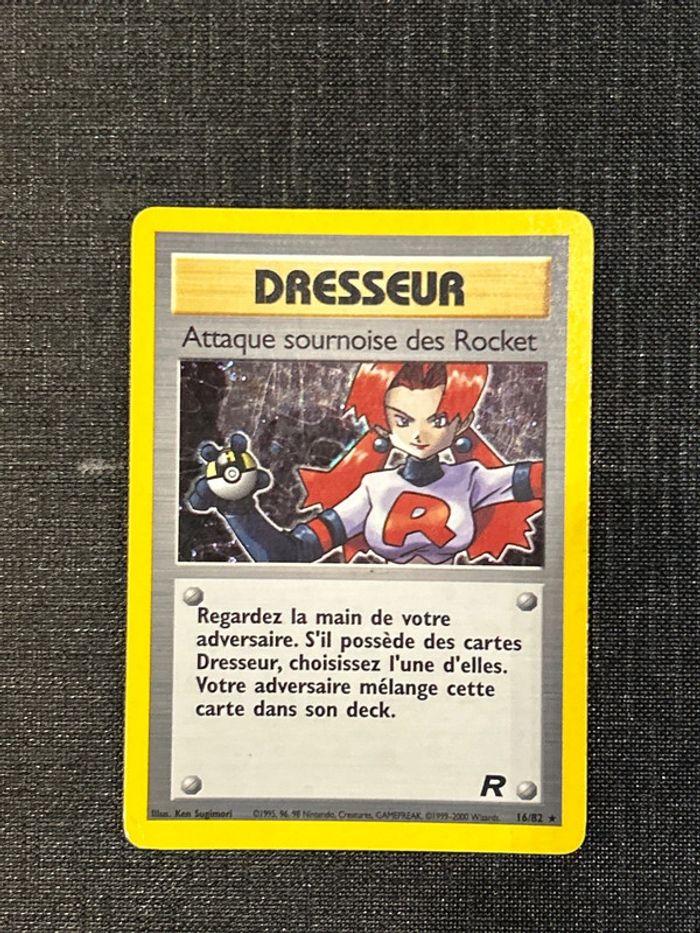 Carte Pokémon - Attaque sournoise des Rocket Team Rocket Edition - photo numéro 1