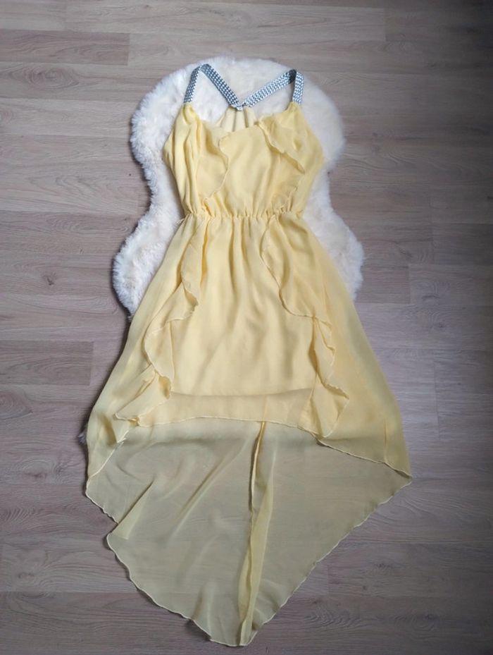 Robe en voile jaune taille 36 - photo numéro 2