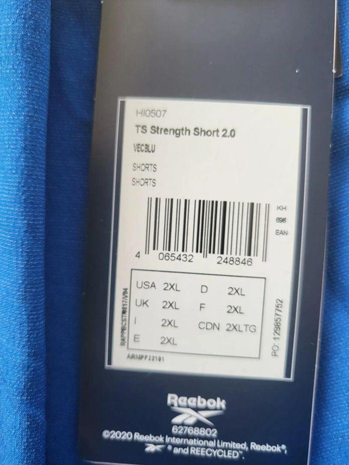 Short de sport Reebok 2.0 taille 2XL neuf - photo numéro 12