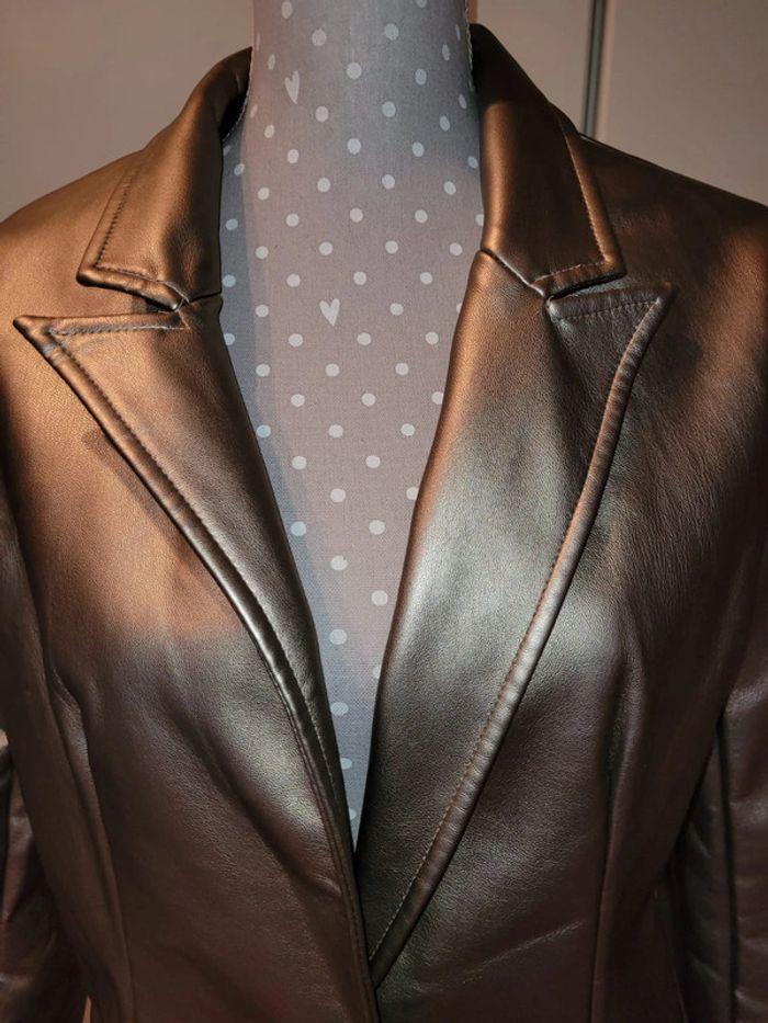 Veste originale bronze presque neuve - photo numéro 2