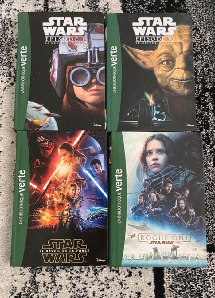 star Wars 4 livres en très bon état