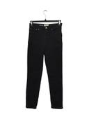 Pantalon jean noir taille haute - Mango - T 36