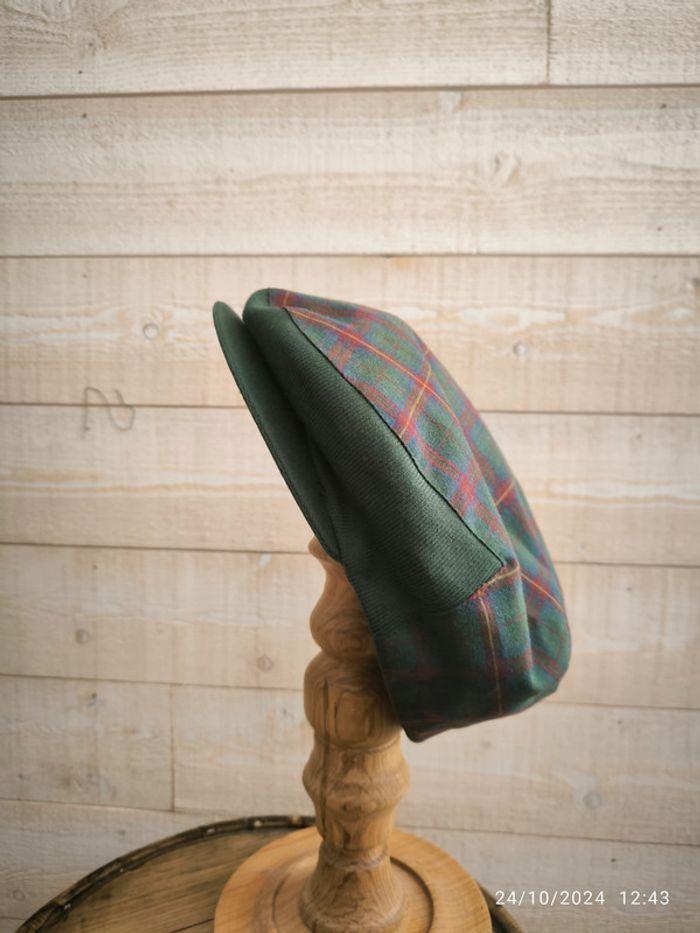 Casquette plate vintage motif tartan Météo GTI taille 57 - photo numéro 2