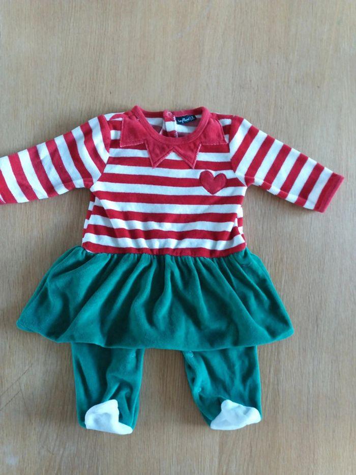 Pyjama costume noël lutin