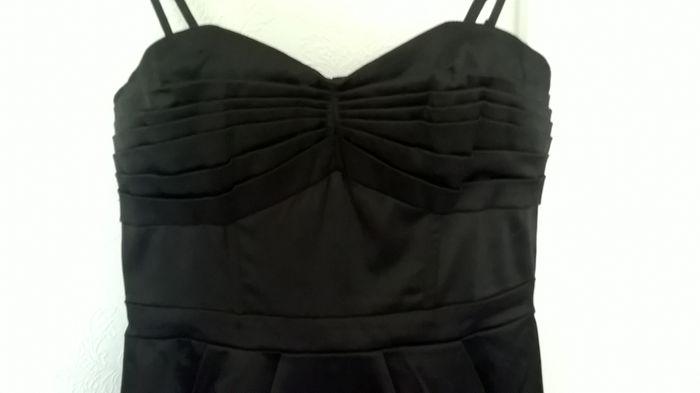 Robe bustier satiné noir - T34 - photo numéro 2