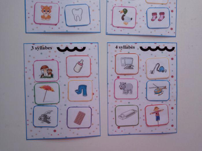 Jeu maternelle Dénombrer les syllabes - photo numéro 3