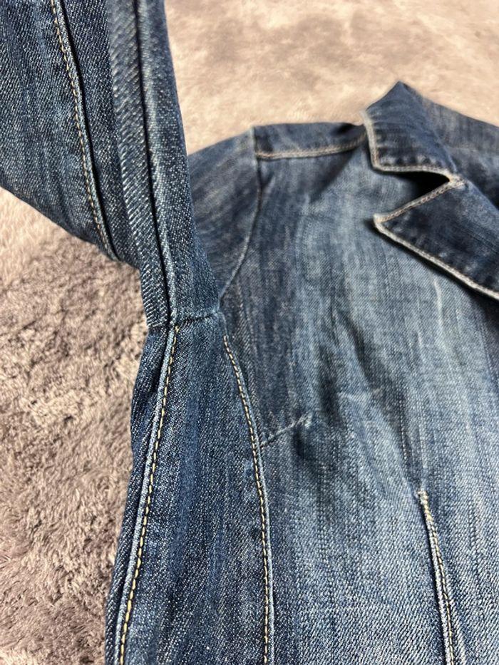 👕 Veste en Jeans vintage y2k Bleu Marine Taille XL 👕 - photo numéro 11