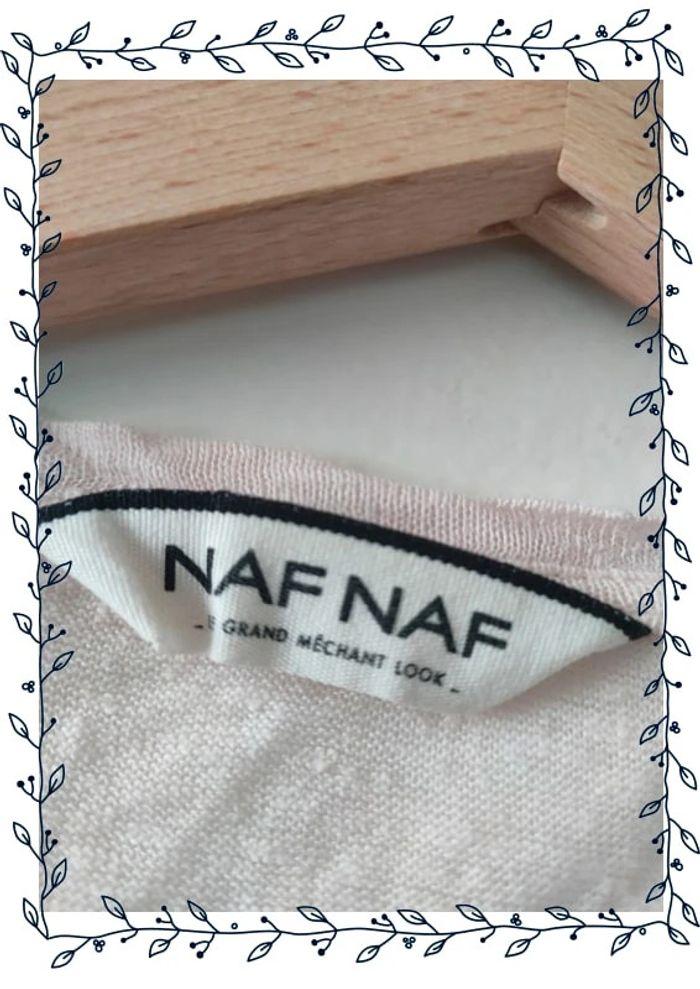 T-shirt rose pâle - Naf Naf (taille M) - photo numéro 2