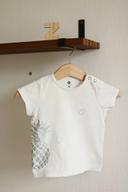 T-shirt blanc ananas, Grain de blé, 6 mois