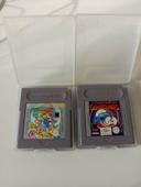 Lot de 2 jeux pour Nintendo Game boy vintage