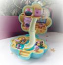 Polly pocket bluebird fleur toboggan parc aquatique pool eau water fun World miniature doll