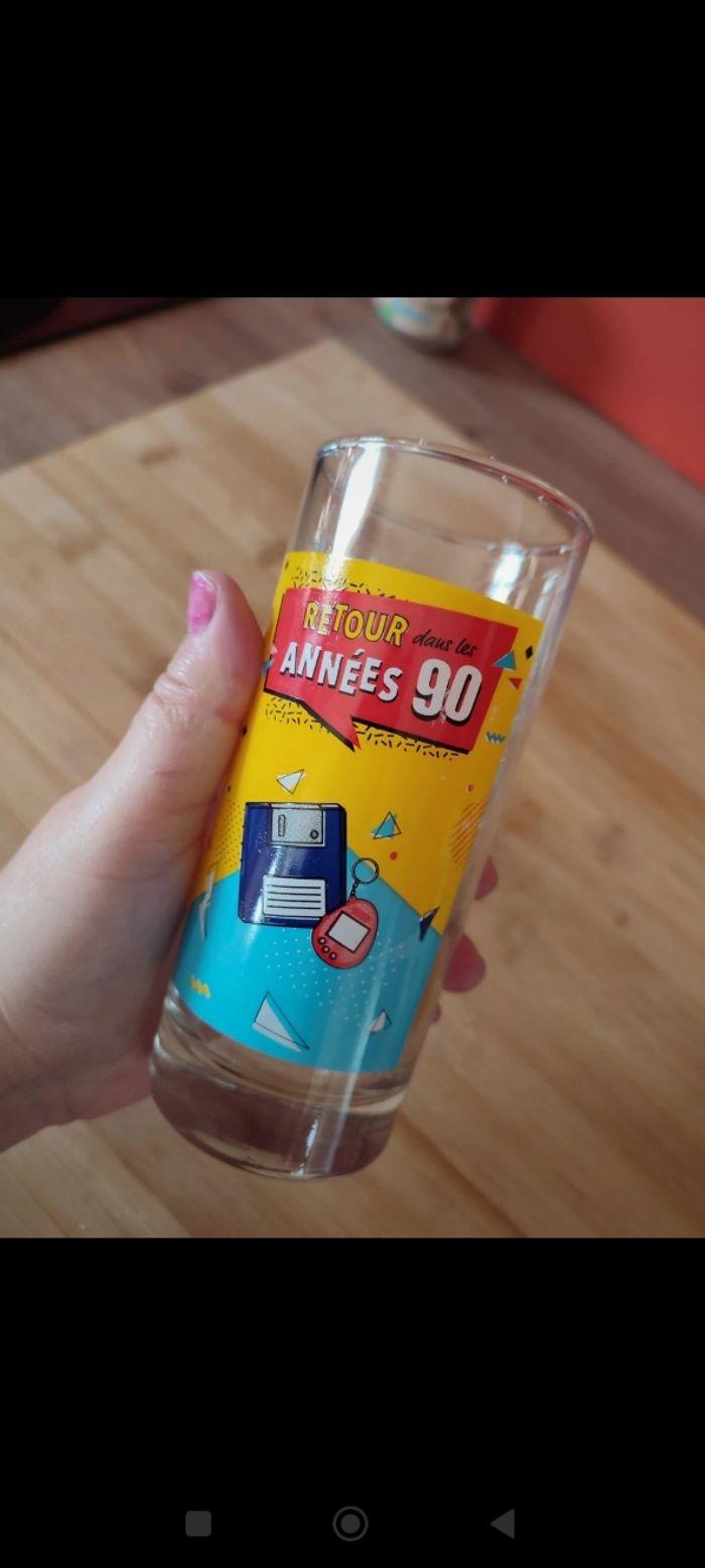 Verre vintage années 90 - photo numéro 1