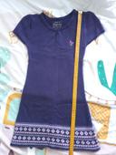 Robe tricot violet Sergent Major 7 ans