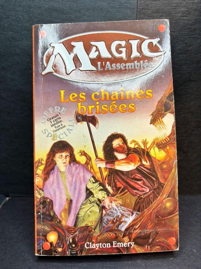 Livre roman fantasy rp donjon Magic MTG les chaînes brisées - photo numéro 1