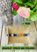 Bracelet en perle multicolore