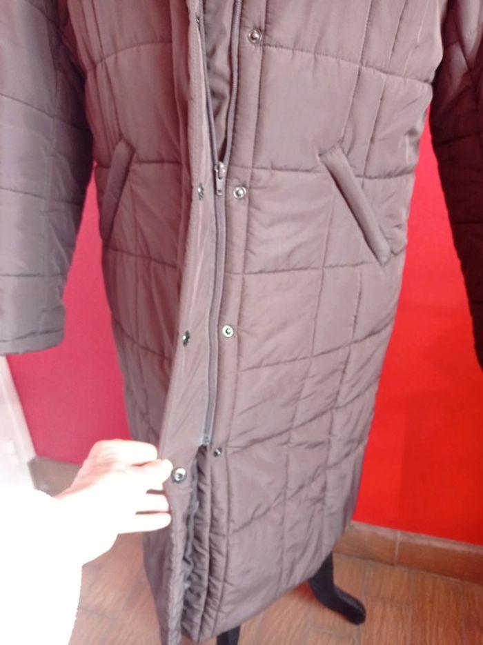 Manteau femme taille 46 marron - photo numéro 8