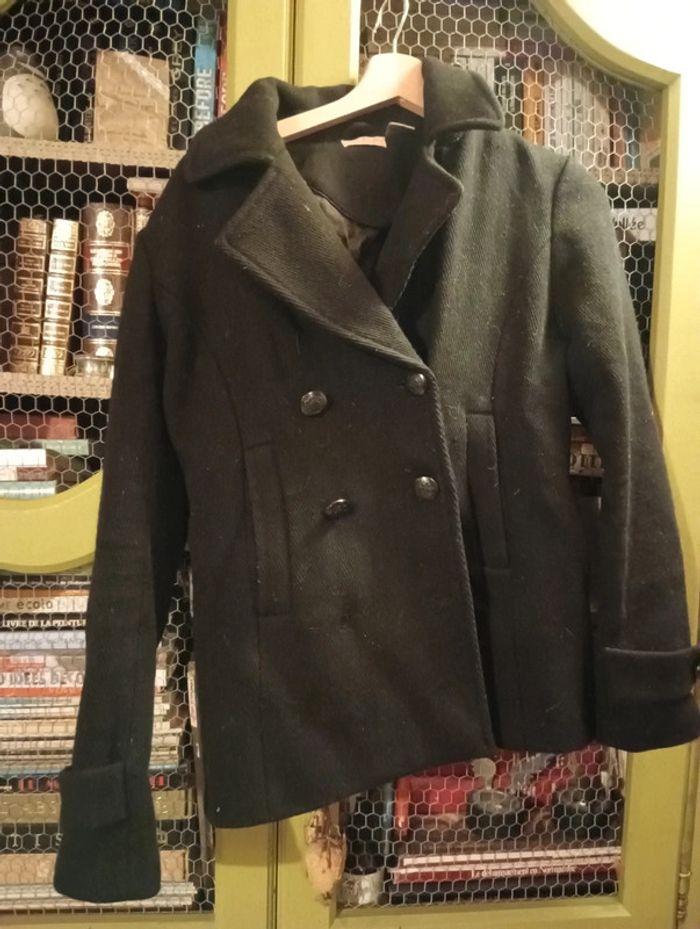 Manteau caban noir - photo numéro 1