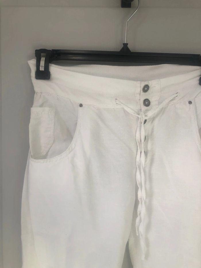 Pantalon blanc jennyfer taille 34 - photo numéro 3