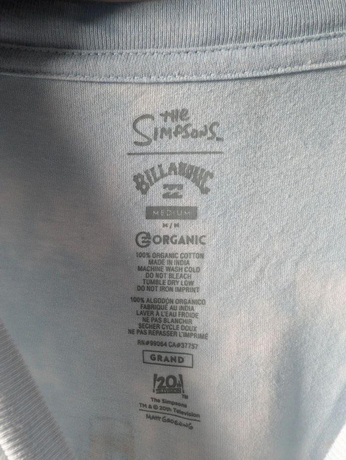 Tee shirt Billabong X The Simpsons taille M neuf avec étiquettes - photo numéro 3