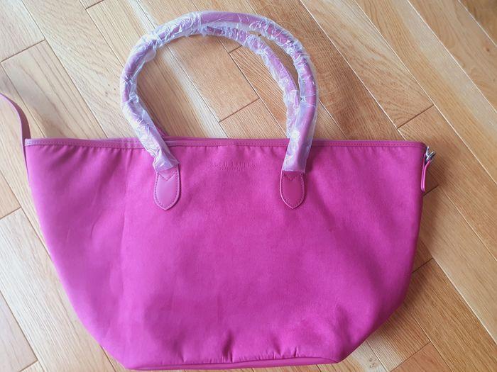 Ensemble Sac et Trousse "RALPH LAUREN" Rose Fuschia neuf sous blister. - photo numéro 5