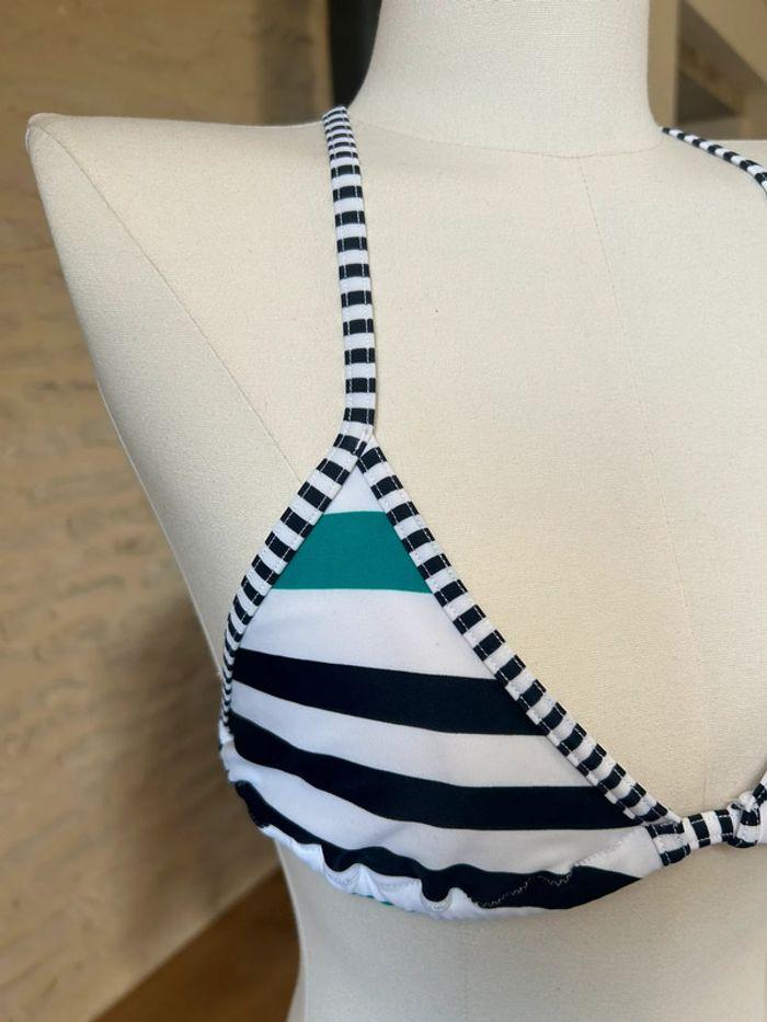 Maillot de bain triangle à lacer entièrement ajustable - photo numéro 2