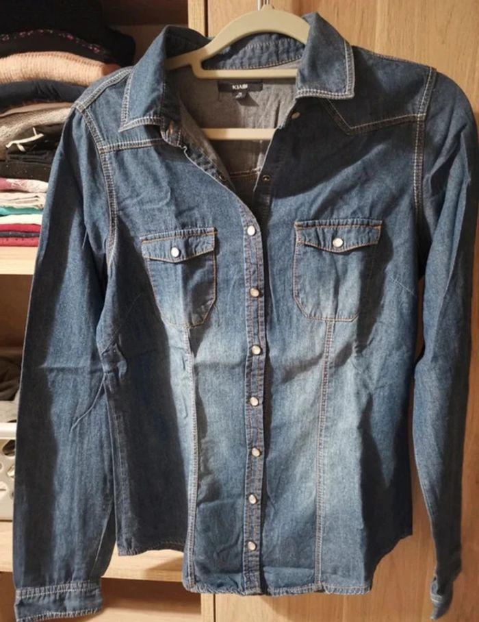 Chemise effet jean taille 38 - photo numéro 3