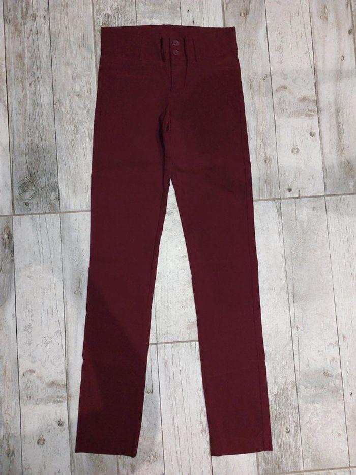 Pantalon bordeaux - photo numéro 1