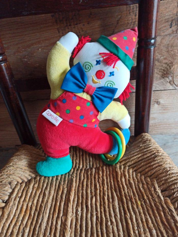 Doudou hochet clown corolle tbe - photo numéro 2