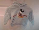 Sweat à capuche garçon disney mickey 18 mois