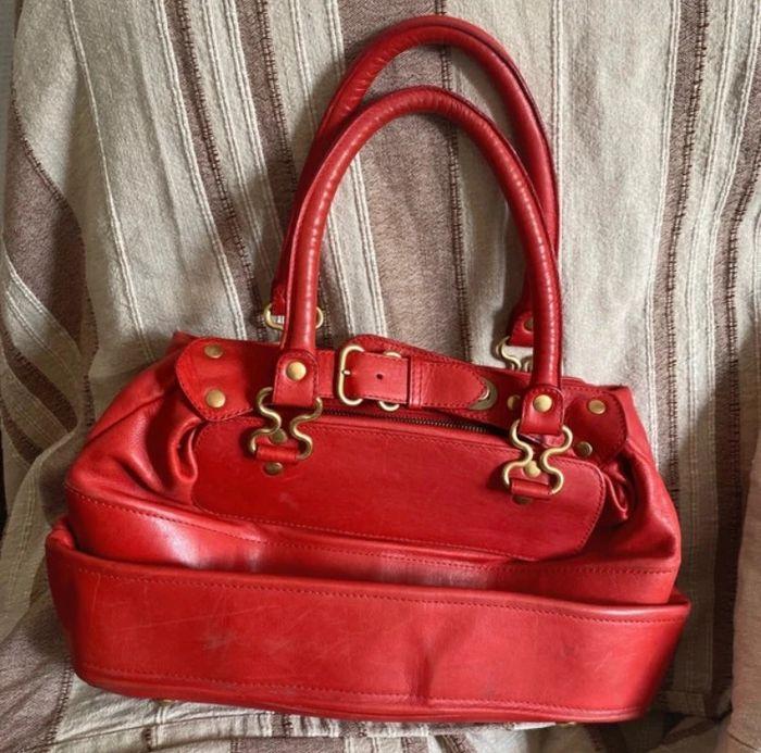 Maison Margiela Sac rouge en cuir - photo numéro 2