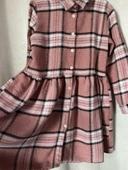 Robe flanelle tartan rose 8 ans Defacto kids