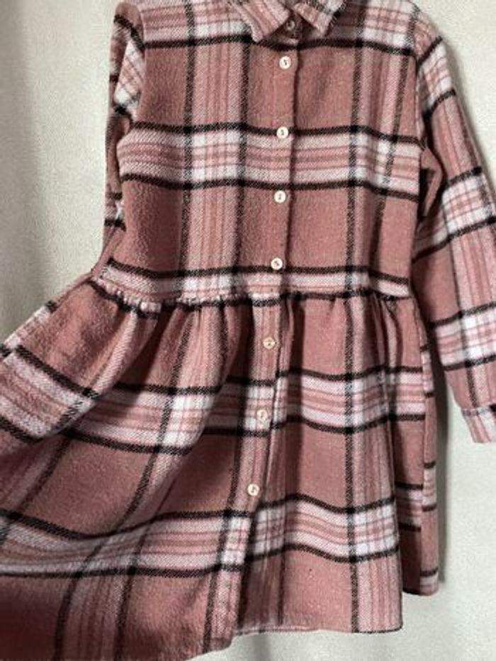 Robe flanelle tartan rose 8 ans Defacto kids - photo numéro 1