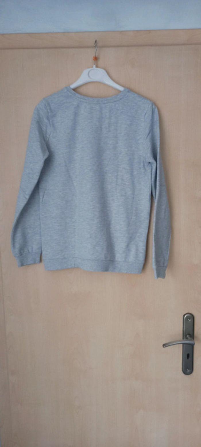 Pull gris fille chat. C&A. 12/14ans - photo numéro 2