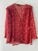 Blouse rouge etam