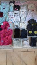 Lot 25 vêtements hiver fille 23-24 mois/2 ans