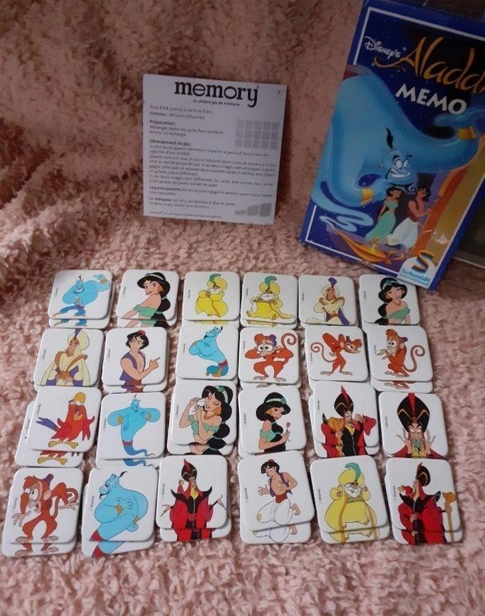 Complet ! Memo memory vintage aladdin schmidr - photo numéro 3