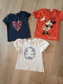 Lot trois t-shirts 3 ans