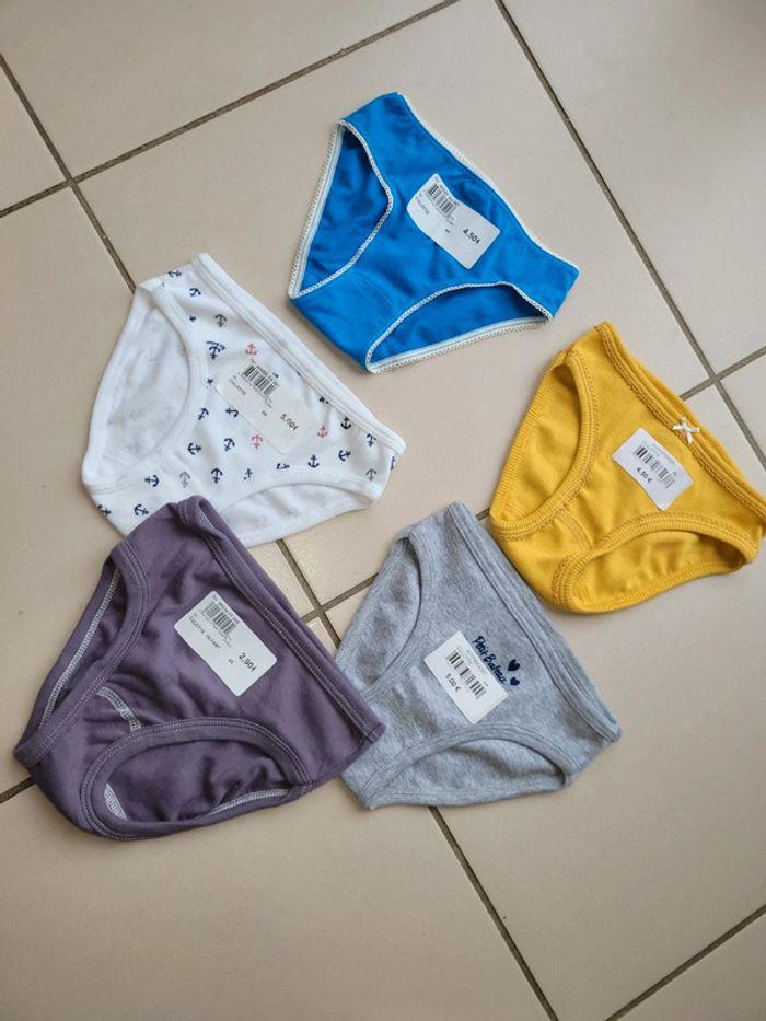 5 culottes fille petit bateau - photo numéro 2