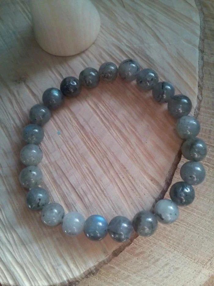 Bracelet en perles de labradorite - photo numéro 1