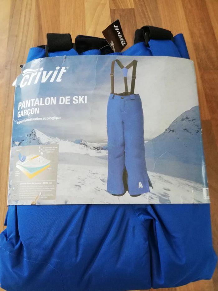 Pantalon ski neuf bleu 6/8 ans - photo numéro 7