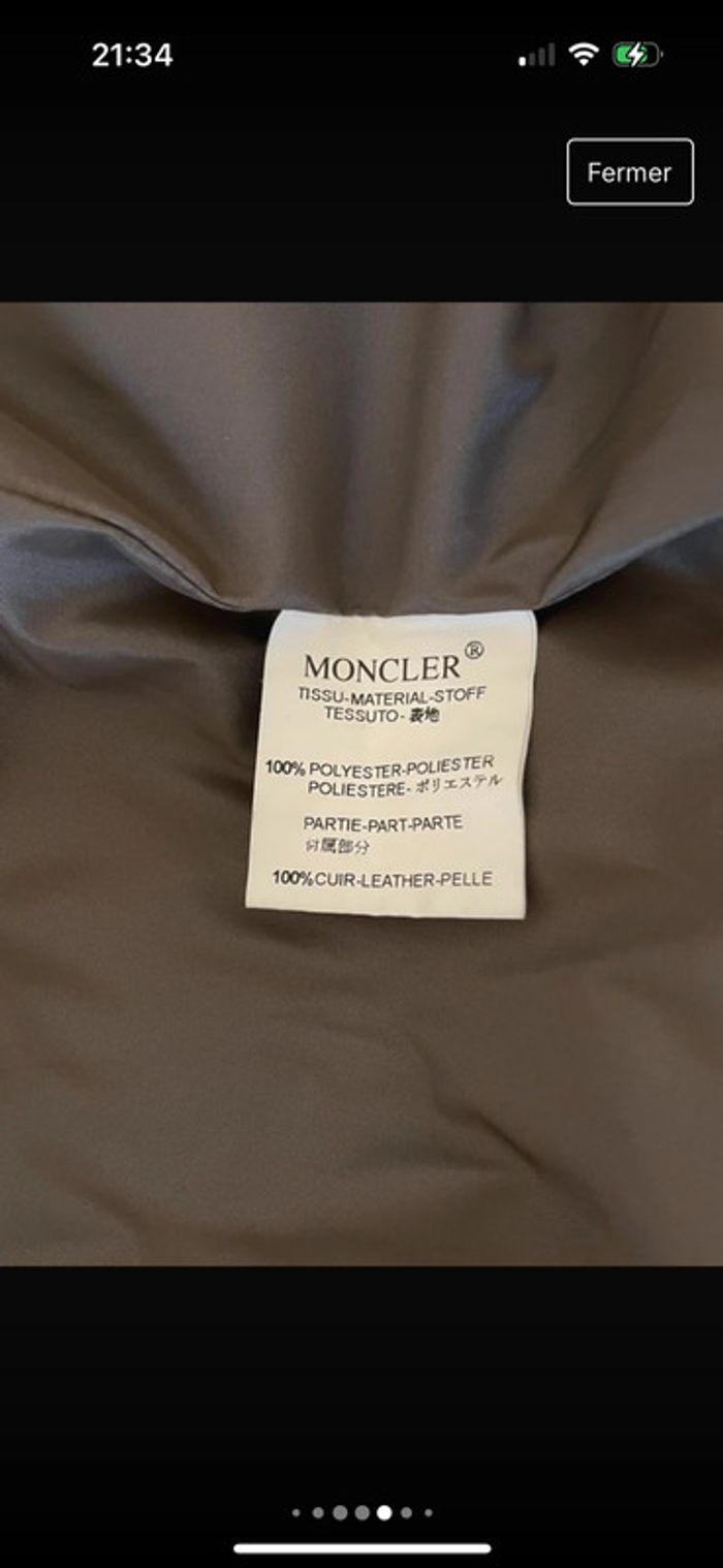 Veste imperméable blouson coupe vent Moncler - taille 1 - très bon état - photo numéro 10